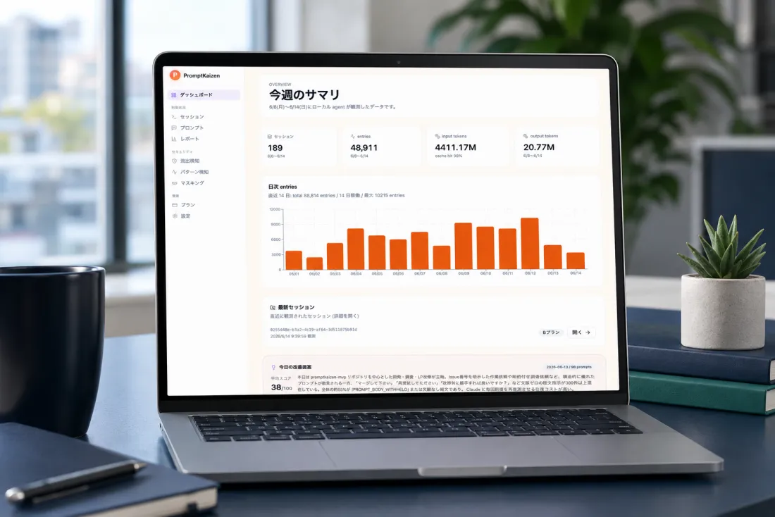 PromptKaizen の画面イメージ